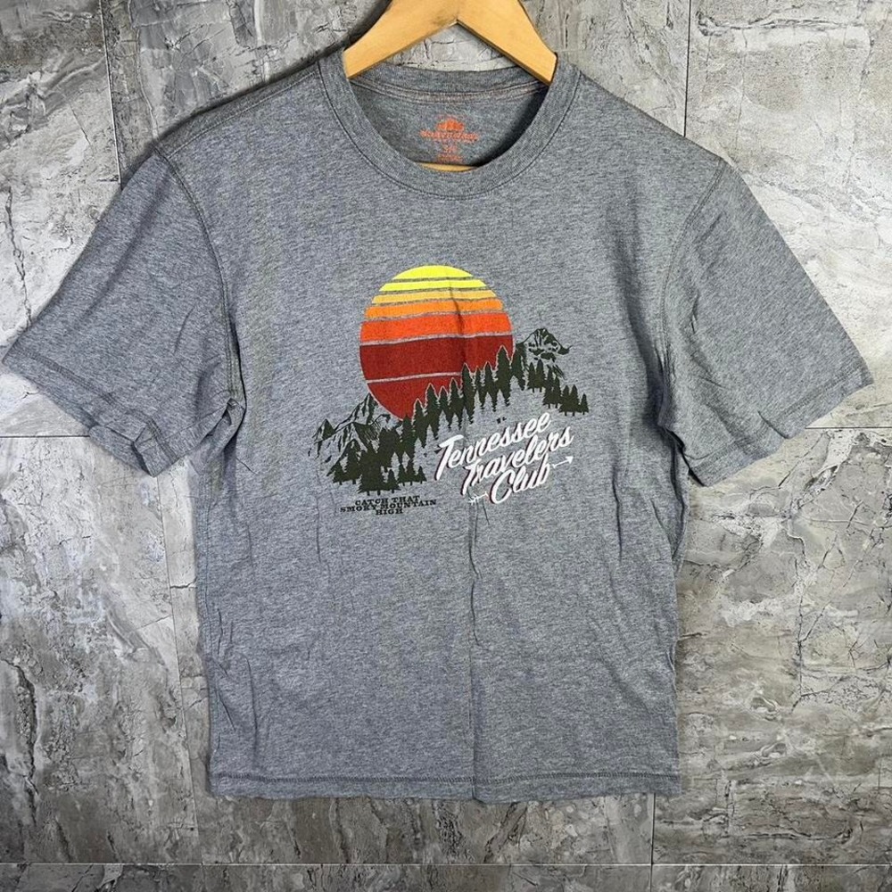 Grey and orange Tennessee hiking shirt Woman's Small ‎ #hikingvibes